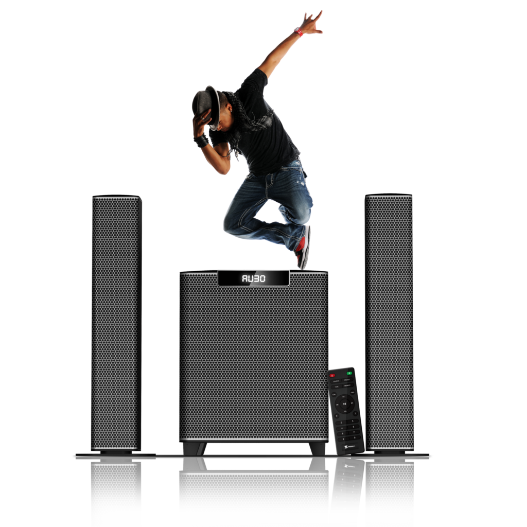Picture of one of the best subwoofer in Kenya