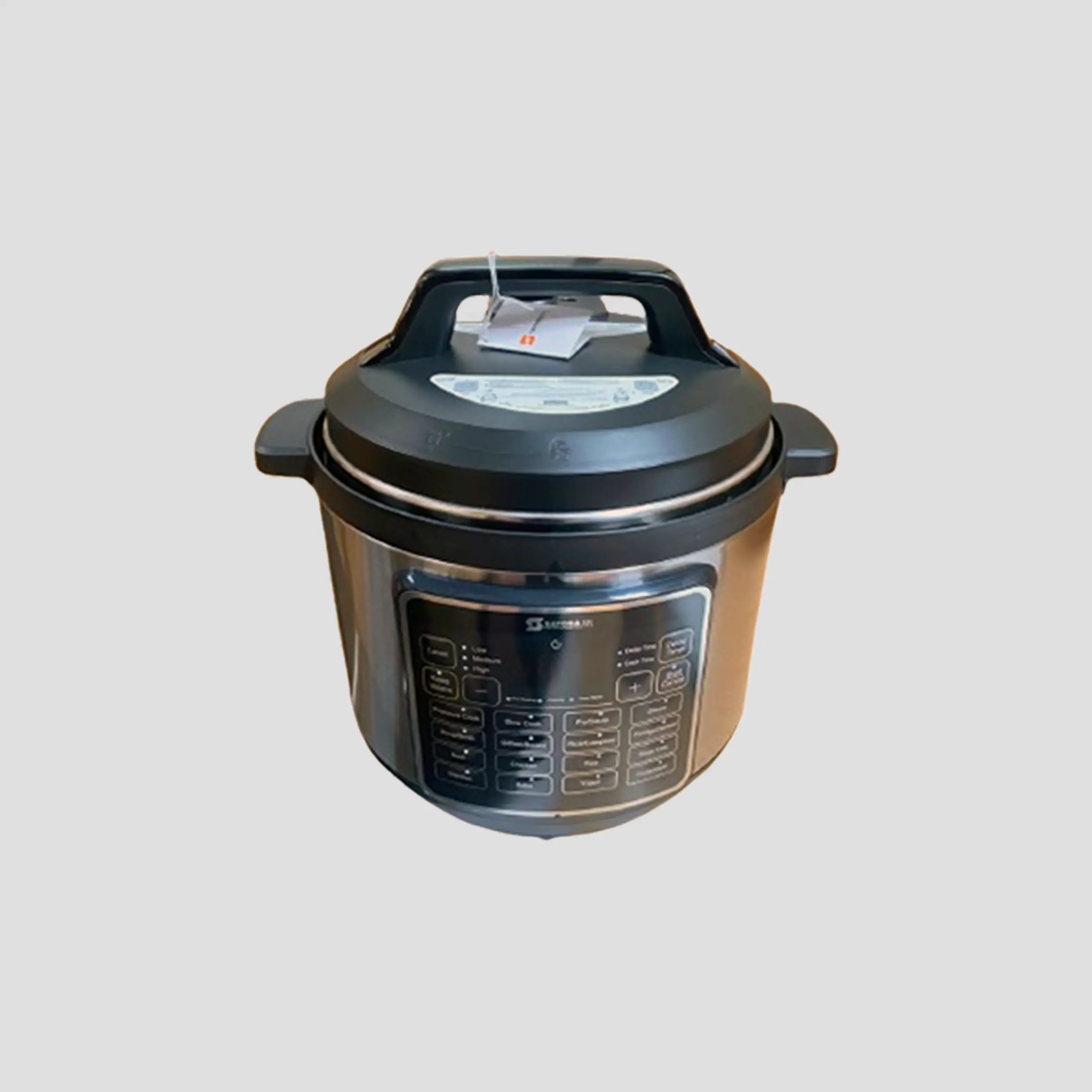 Sayona Express Pot 8L Electric Pressure Cooker with 1200W Multi-Cook Function - Black/Silver - Image 2