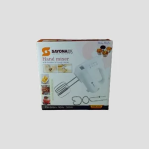Hand Mixer With Beaters and Dough Hooks