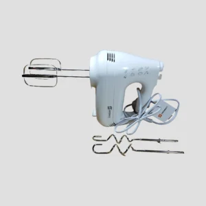 Hand Mixer With Beaters and Dough Hooks