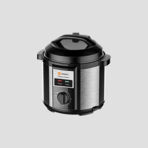 Sayona SPC-100 6L Manual Electric Pressure Cooker with 1000W Fast Cooking - Black/Silver