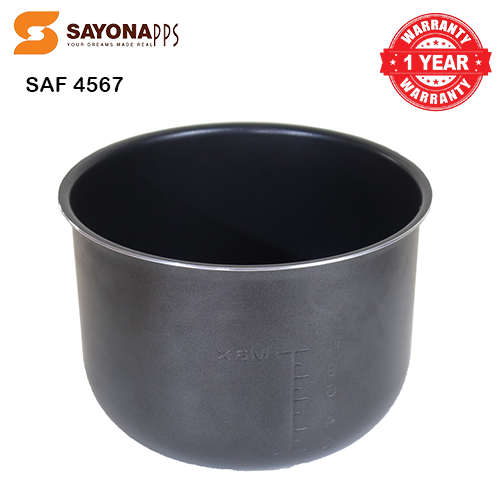 Sayona SAF-4567 6L Instafry 2-in-1 Air Fryer Pressure Cooker Combo - Black/Silver - Image 6