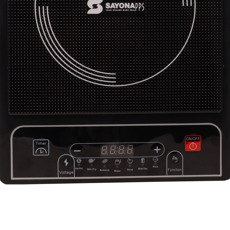 Sayona 2000W Induction Cooker with Fast Heating - Black - Image 4