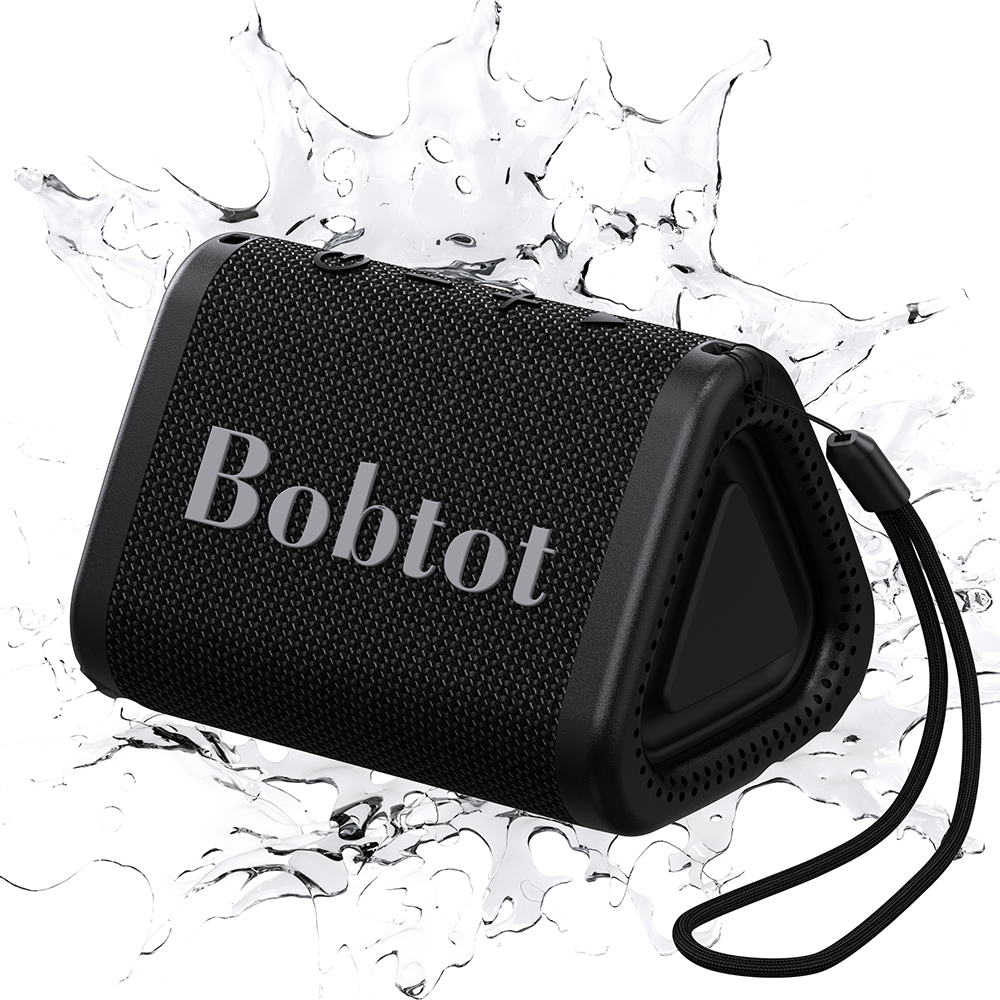 Bobtot ET2240A Portable Bluetooth Speaker with Compact Bass - Black