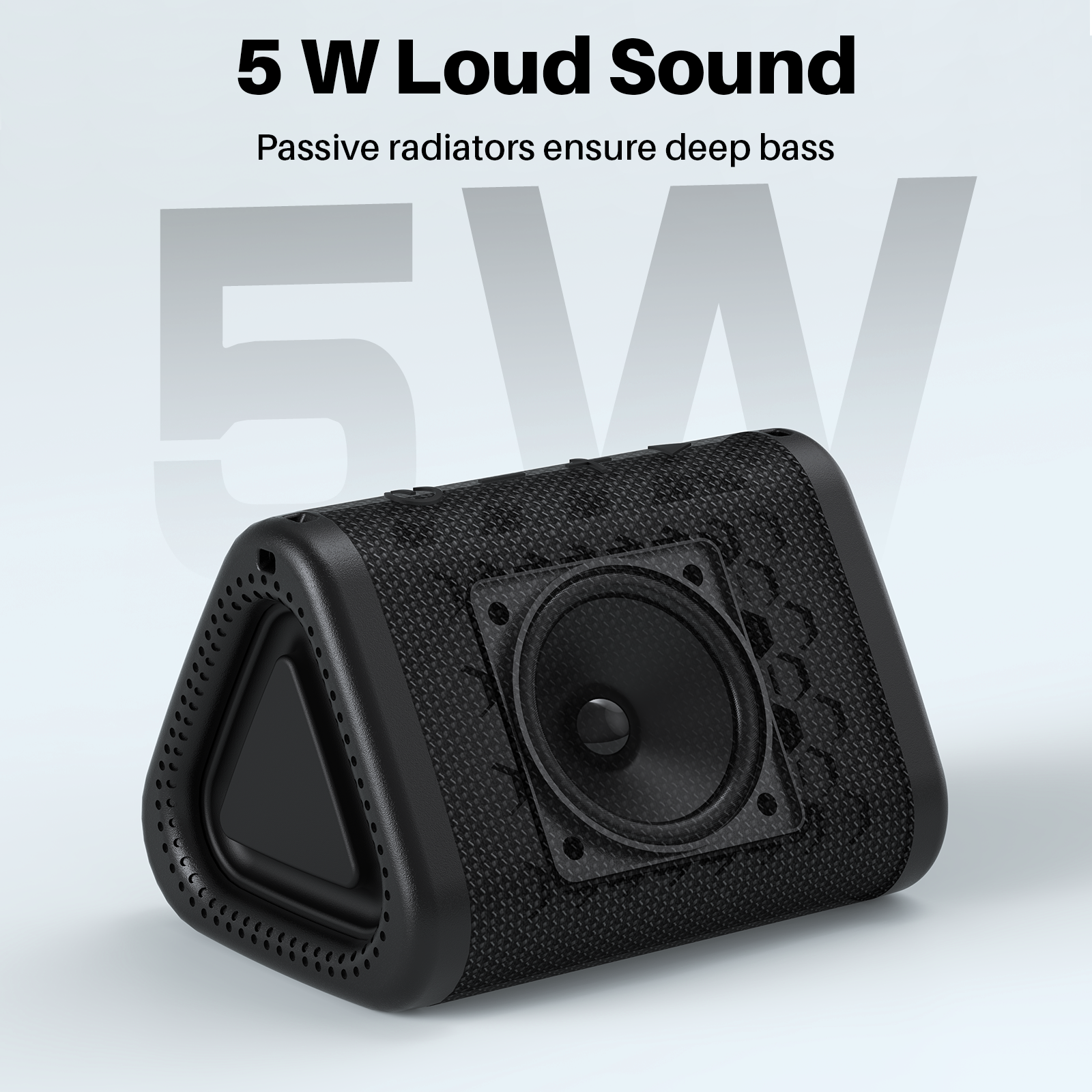 Bobtot ET2240A Portable Bluetooth Speaker with Compact Bass - Black - Image 6
