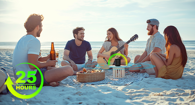 Bobtot ET23 Portable Bluetooth Speaker with Compact Bass - Green - Image 2