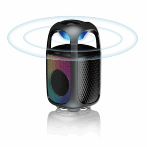Rotasona RS001 Party Speaker with SoundAura 360° Surround Sound - Black