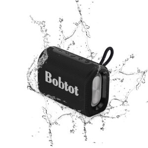 Bobtot ET21 Thunder Portable Bluetooth Speaker with Deep Bass - Black