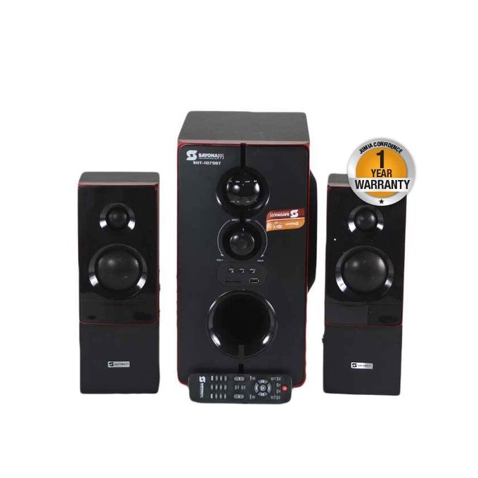 Sayona SHT-1079BT 2.1CH Multimedia Speaker with Digital Amplifier - Black