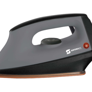 Sayona SI-2453 1200W Dry Iron with Non-Stick Golden Soleplate and Adjustable Heat